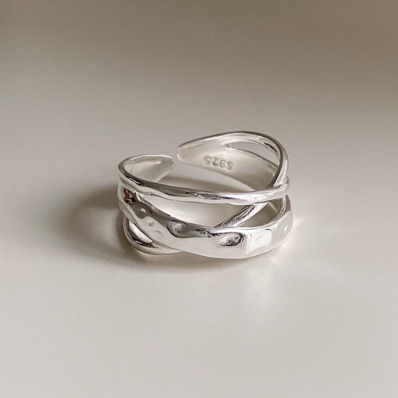 Men'S Minimalist Accessories - Anelli in argento sterling 925 per