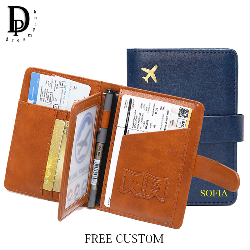 Men'S Accessories Holder - Portafoglio per passaporto da viaggio con
