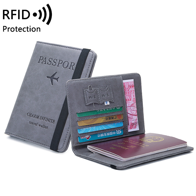 Men'S Accessories Holder - Porta passaporto unisex in pelle PU