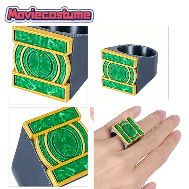 Men Accessories Jordan - Anelli da Dito Verde Oro per