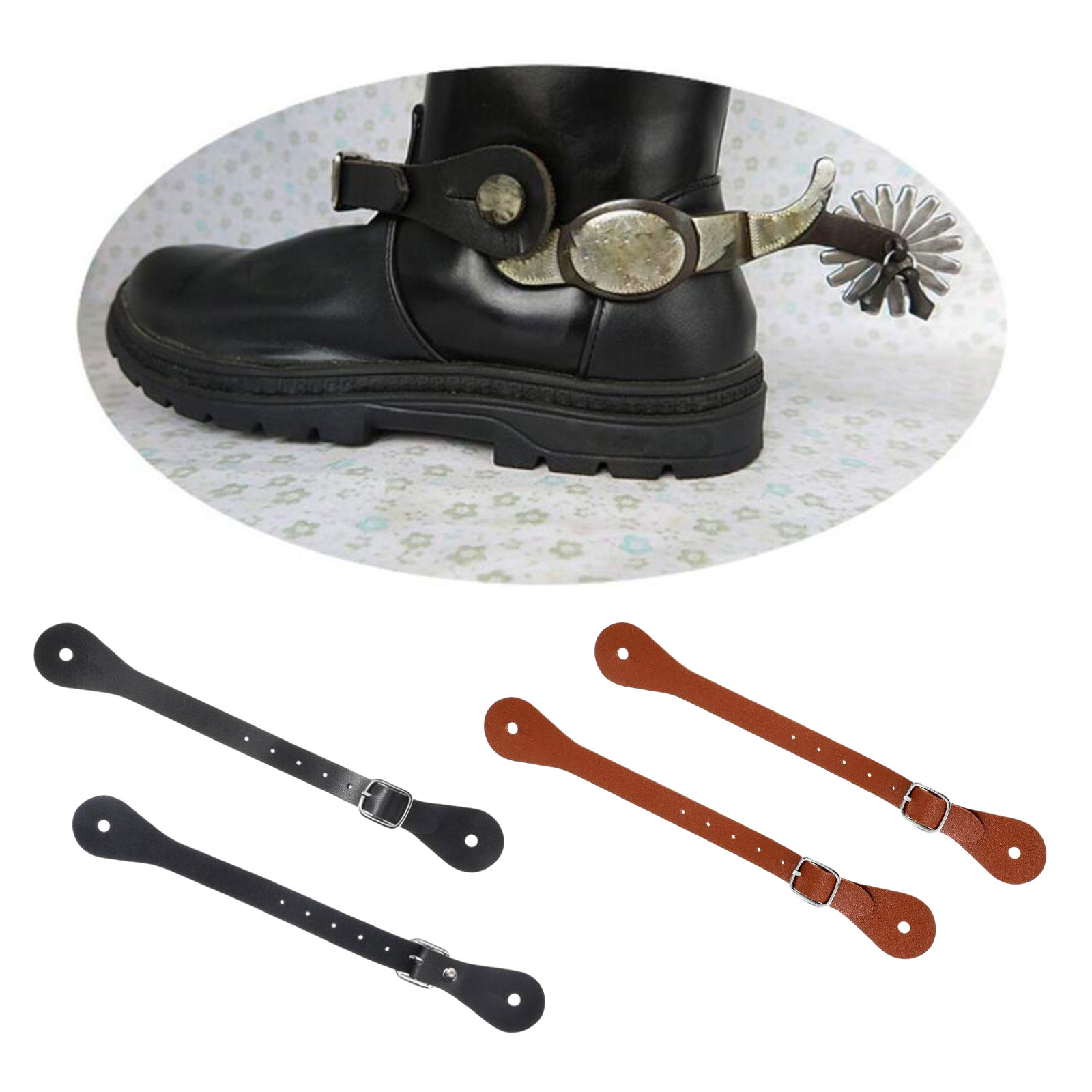 Men'S Accessories Premium - Confezione da 2 cinturini per stivali