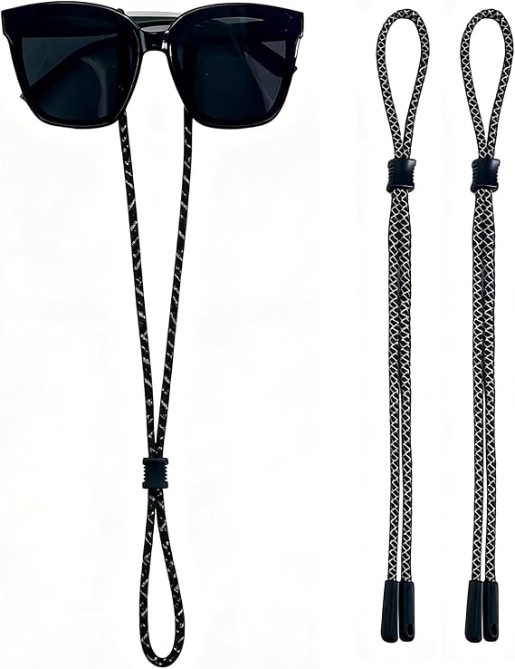 Men Accessories Neck Chain - 2 Cordini per Occhiali, Laccetto Riflettente
