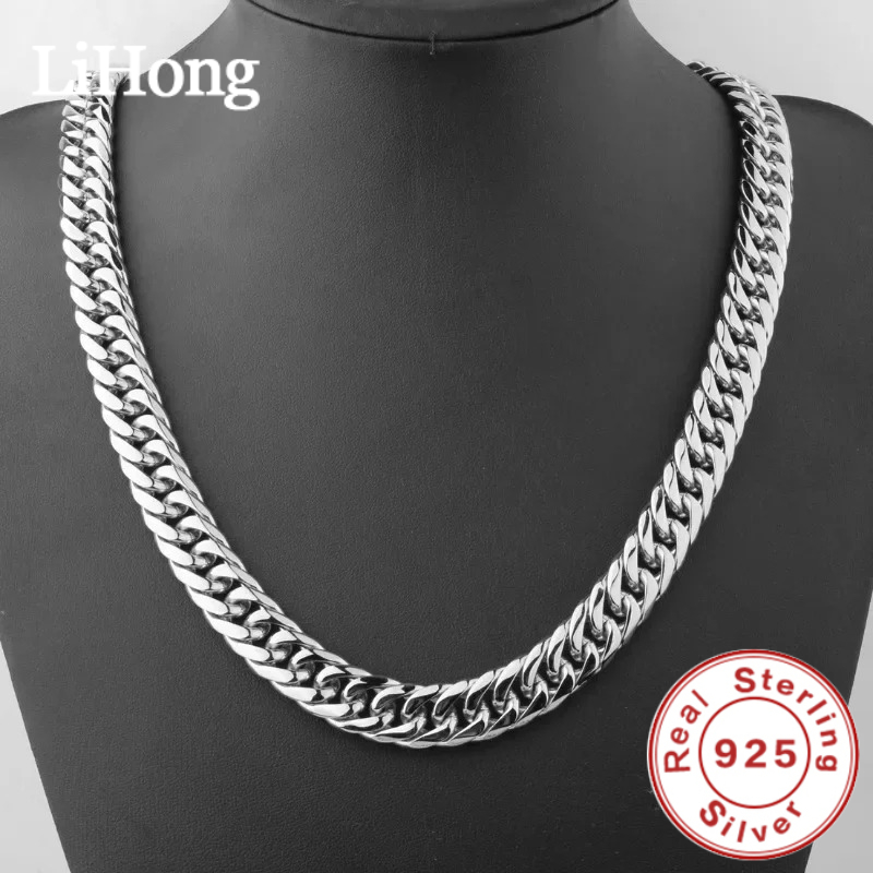 Men'S Accessories Trending - Collana a catena cubana in argento