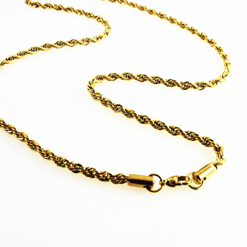 Corda intrecciata in acciaio i - Men Accessories Neck Chain recensione e prezzo