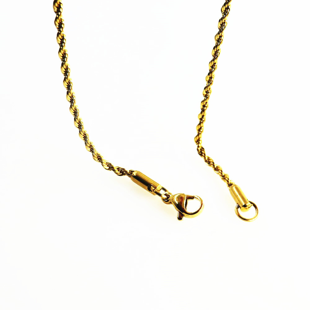 Corda intrecciata in acciaio i - Men Accessories Neck Chain recensione e prezzo