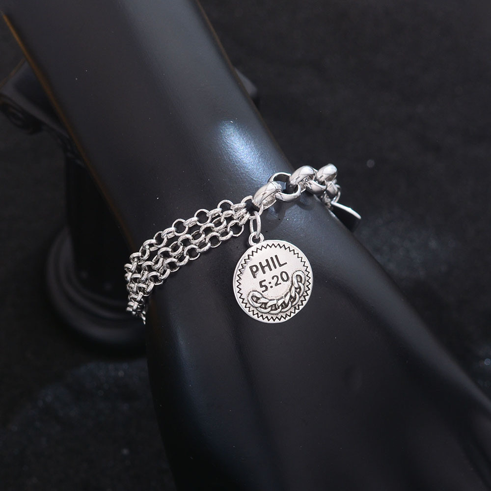 Braccialetti in argento sterli - Men'S Accessories Trending recensione e prezzo