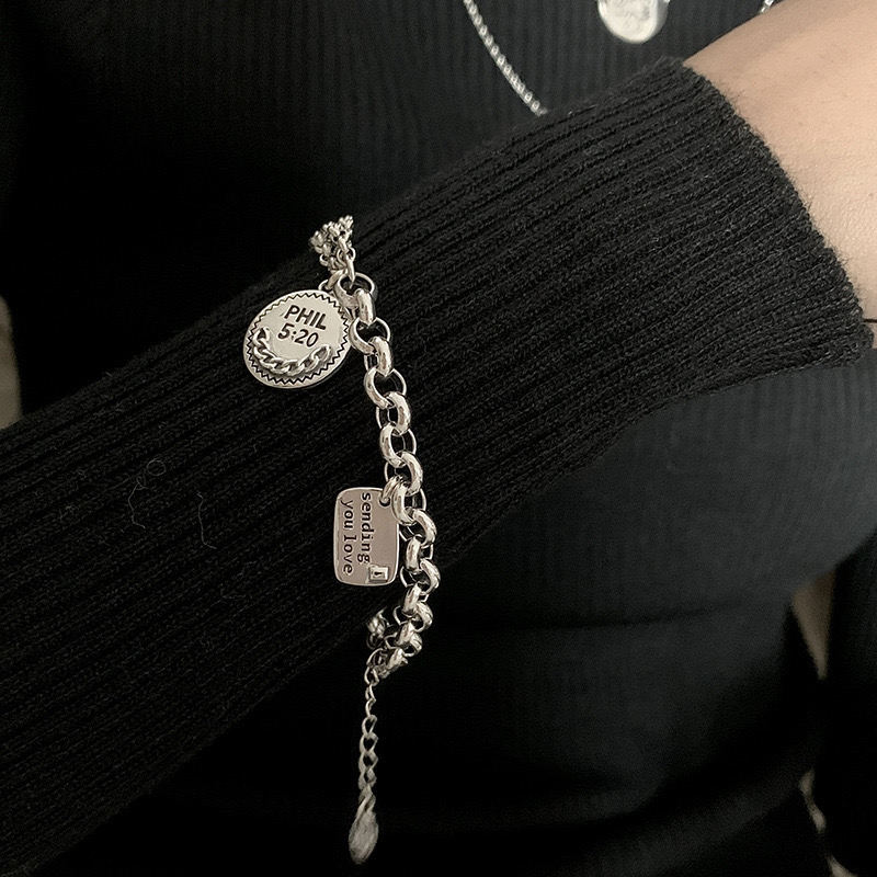 Braccialetti in argento sterli - Men'S Accessories Trending recensione e prezzo