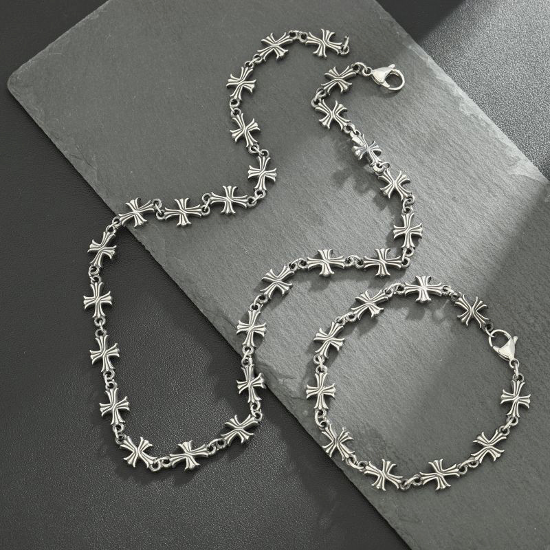 Catena punk con collana croce  - Men'S Accessories Premium recensione e prezzo