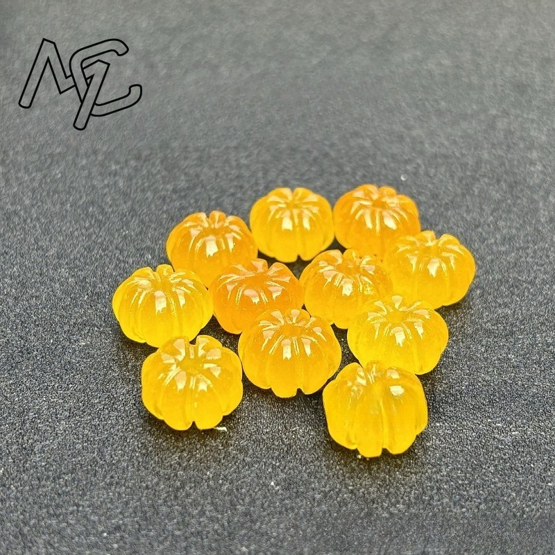10 pezzi di perline di zucca d - Men Accessories Earrings recensione e prezzo