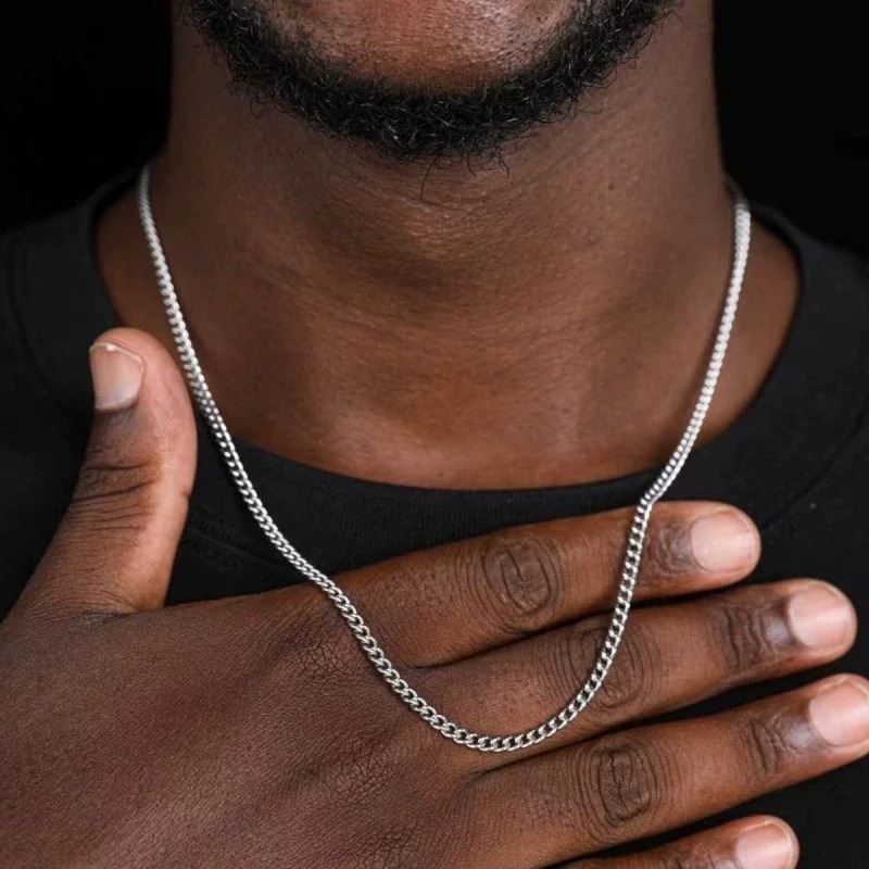 Collana a catena cubana da uom - Men'S Accessories Trending recensione e prezzo