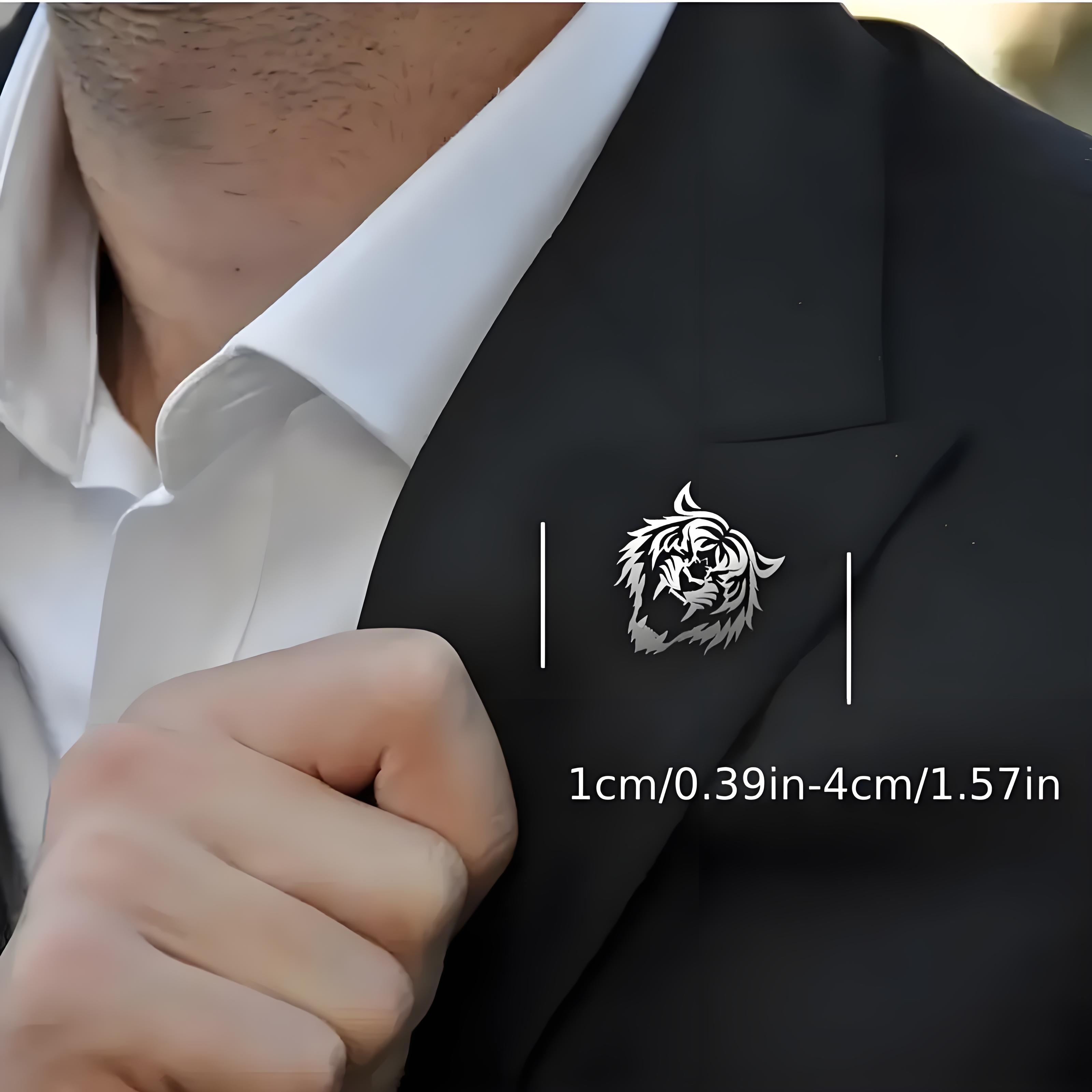 Spilla da uomo con testa di ti - Men Accessories Brooch recensione e prezzo