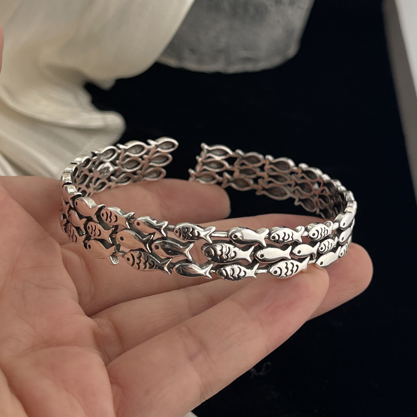 Braccialetti in argento sterli - Men'S Accessories Trending recensione e prezzo
