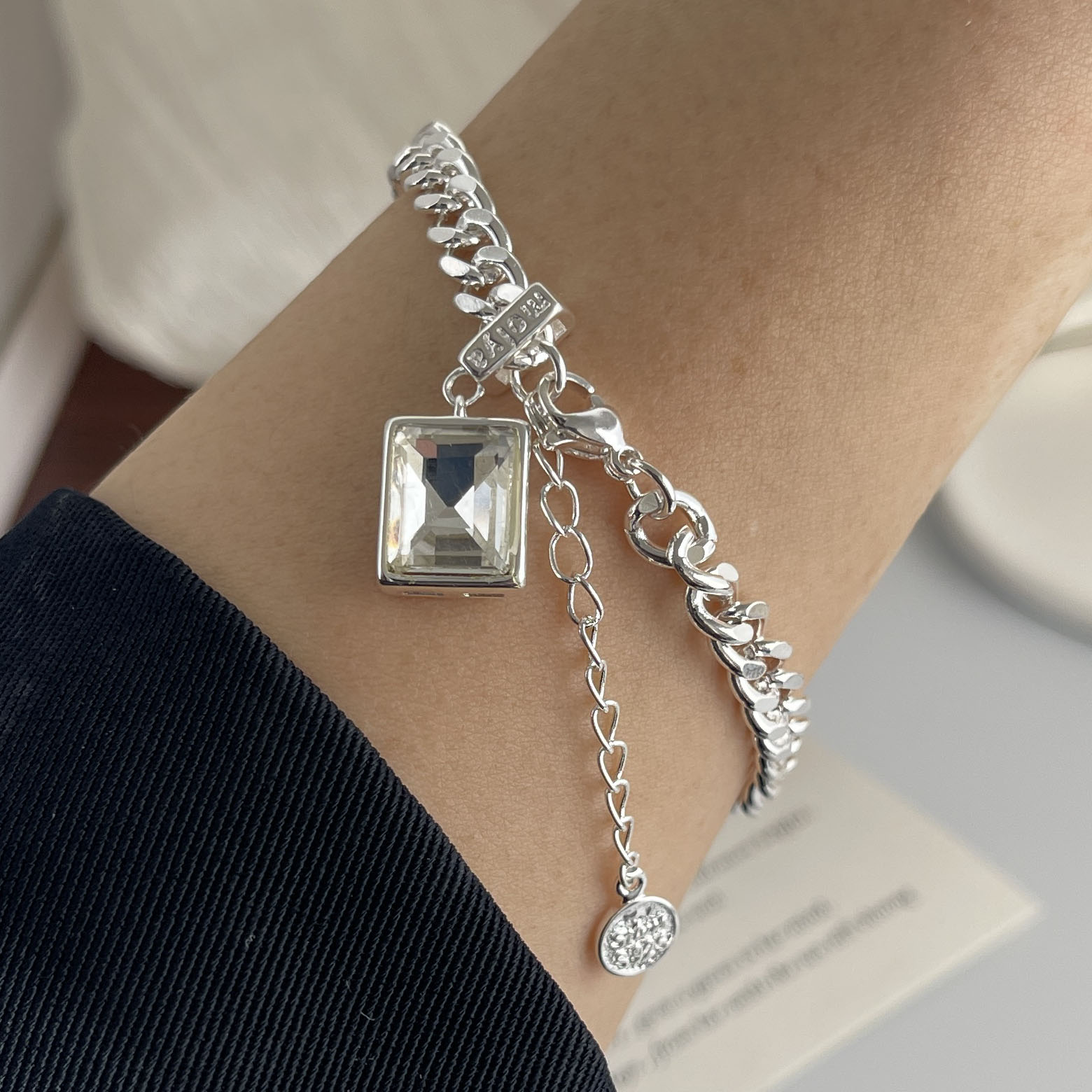 Braccialetti in argento sterli - Men'S Accessories Trending recensione e prezzo