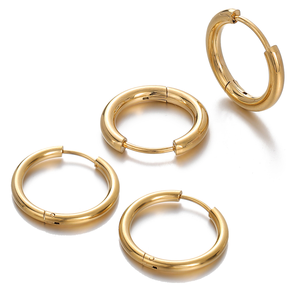 2 pezzi di orecchini a cerchio - Men Accessories Earrings recensione e prezzo