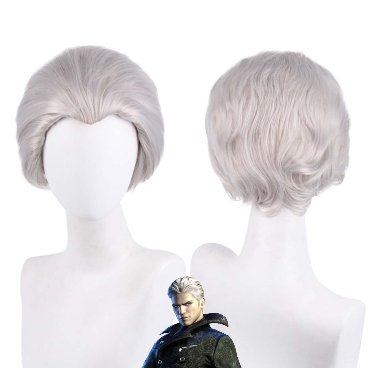 Parrucca Cosplay per Uomo di D - Men Accessories In Silver recensione e prezzo